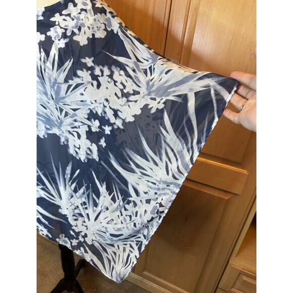 Chicos Easywear Women’s 3 US XL Layered Chiffon Kimono Style Casual Tunic Top - Picture 5 of 14